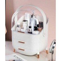 White Acrylic Storage Makeup Boxes